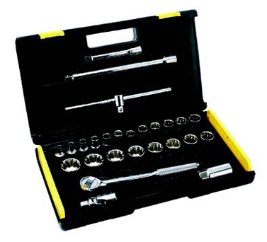 26件套12.5MM系列12角公制组套